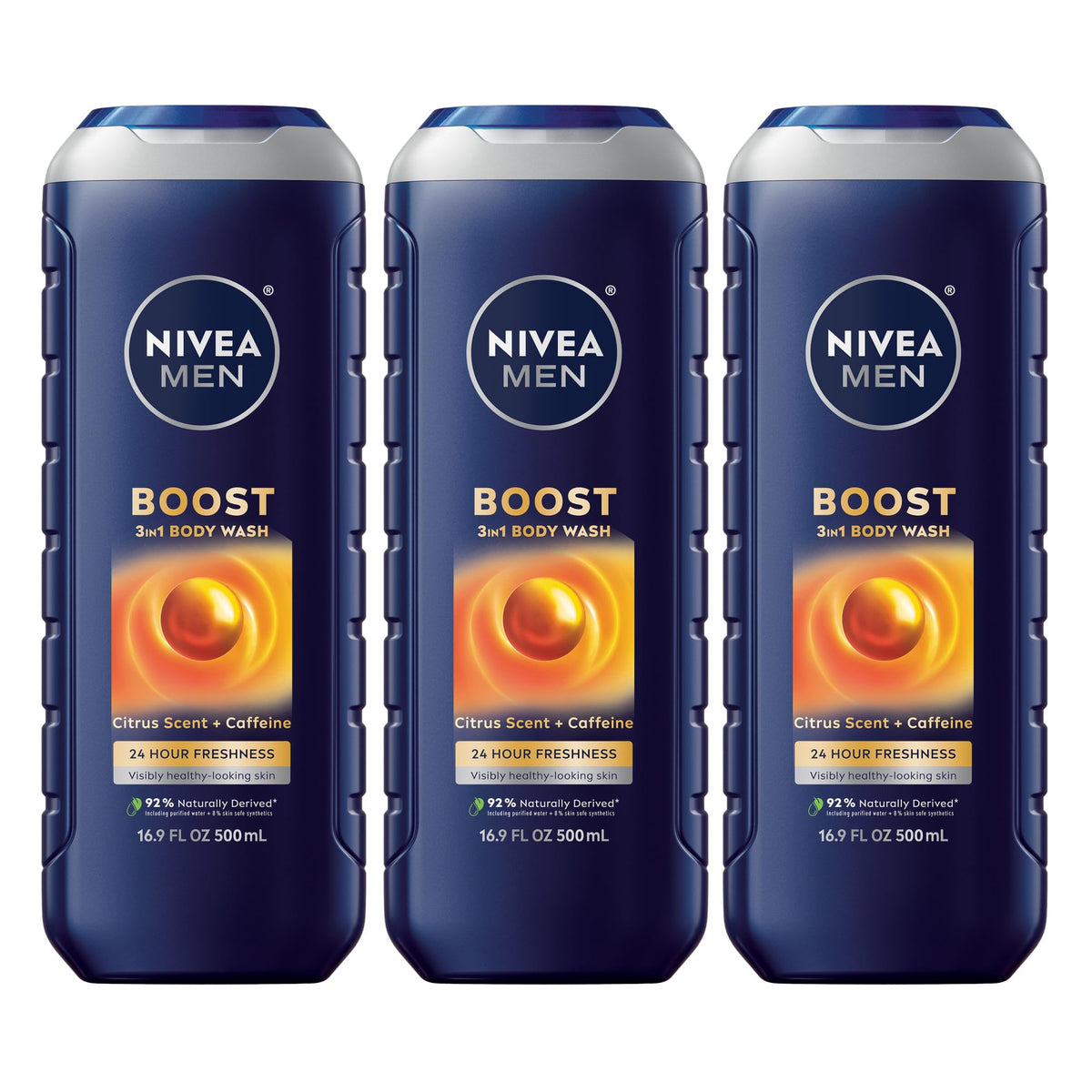 NIVEA MEN Gel Douche 3-en-1 500 ml vue avant