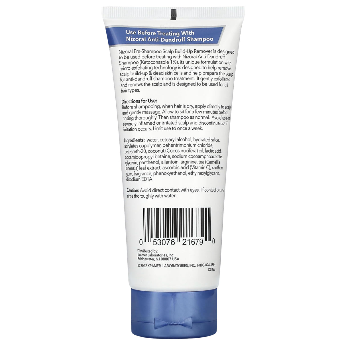 Nizoral Pré-Shampooing Exfoliant 150g dans une salle de bain