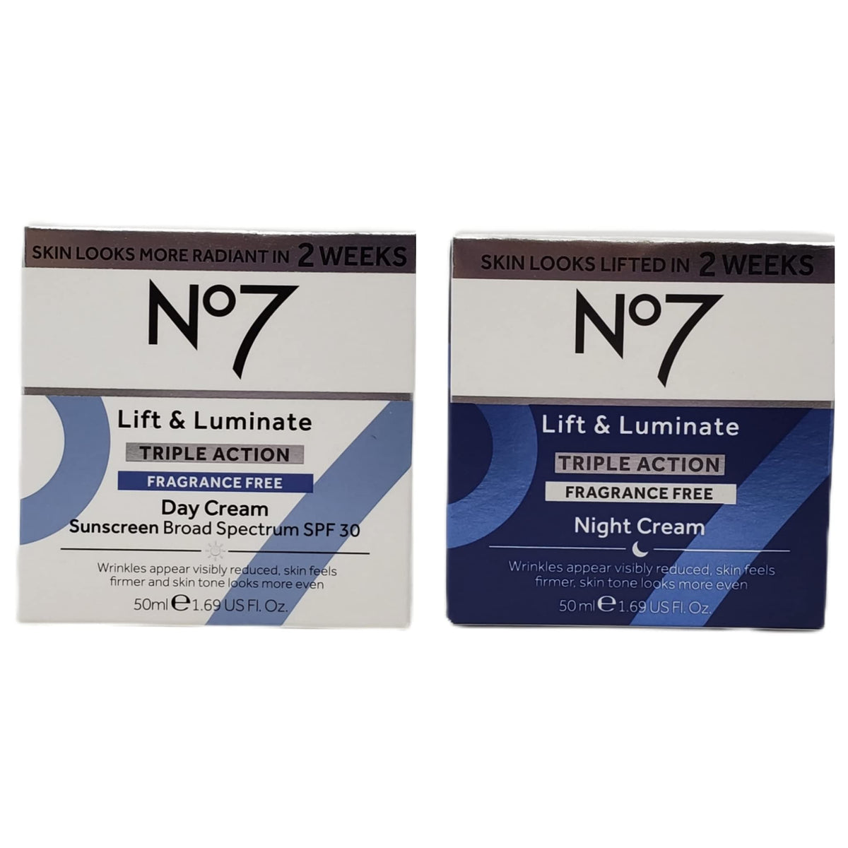 No.7 Crème Hydratante Jour et Nuit - Pot de crème de jour avec SPF 30