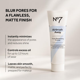 No7 Airbrush Away Primer 30ml texture sur la main