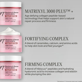 No7 Crème de Nuit Sculptante 50 ml avec son emballage