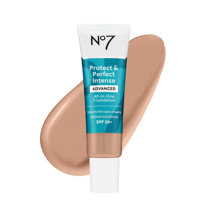 No7 Fond de Teint Protect & Perfect Avancé Cool Beige 30ml vue avant