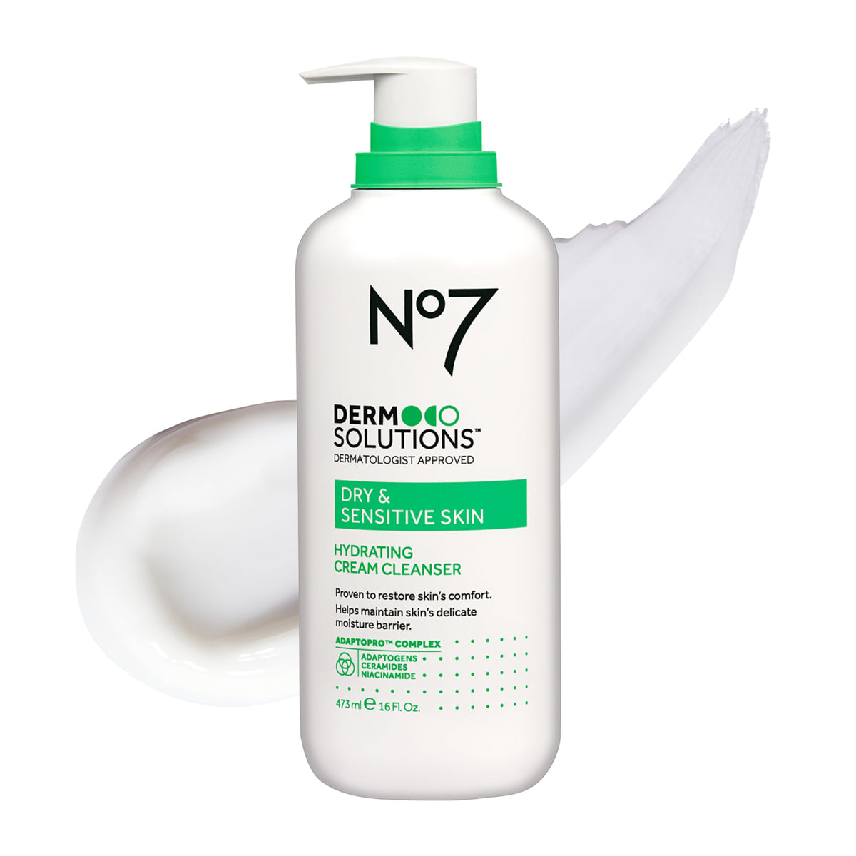 No7 Nettoyant Hydratant pour le Visage 558g, vue de face