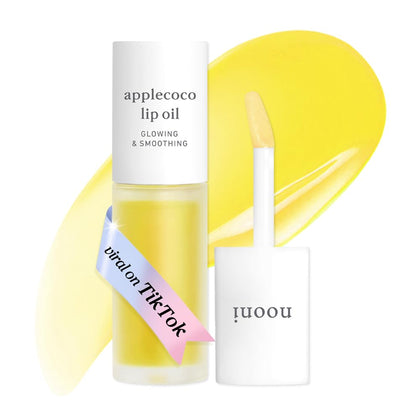 NOONI Huile à Lèvres Applecoco 18g vue avant avec bouchon