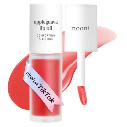 NOONI Huile à Lèvres Appleguava modèle avant avec finition brillante
