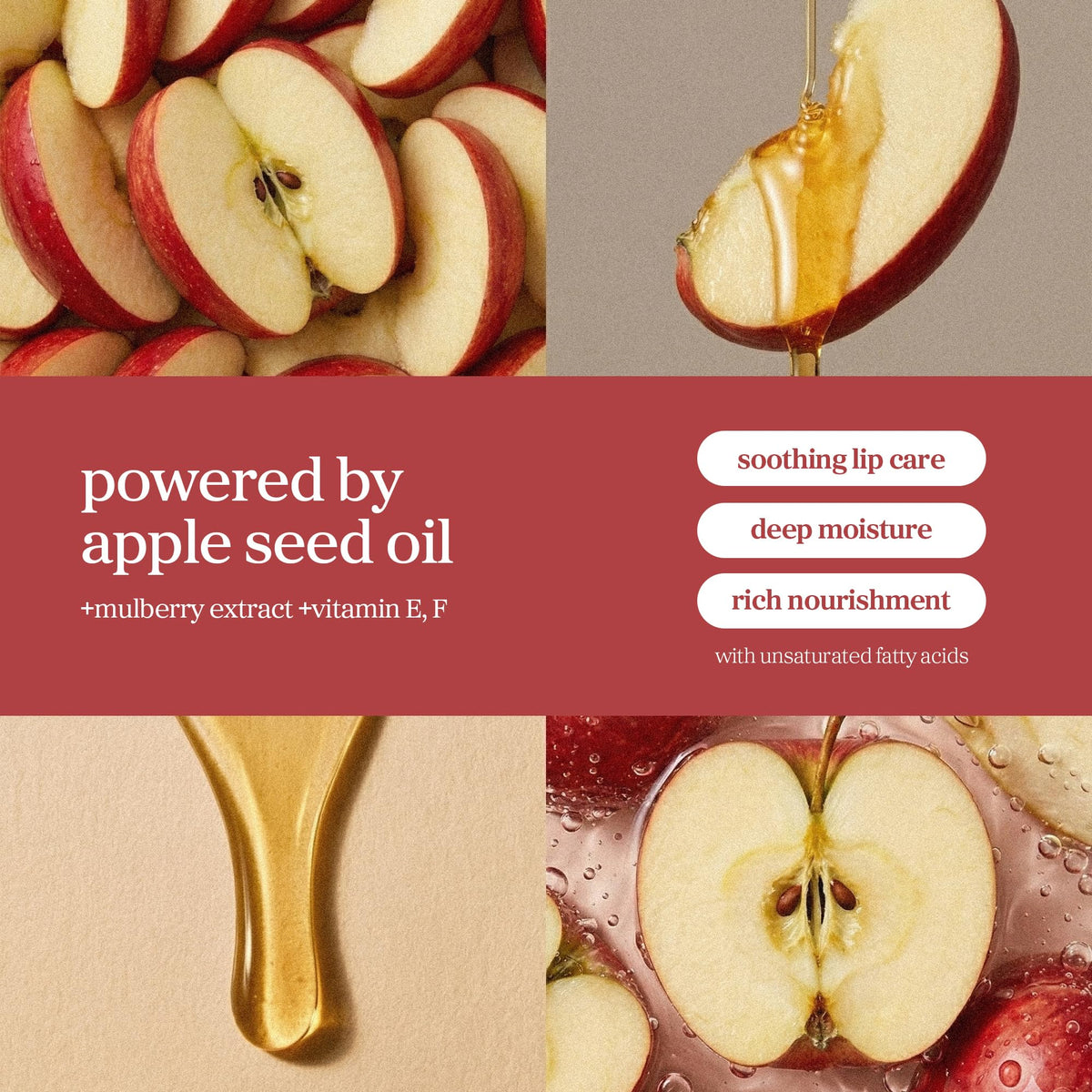 NOONI Huile à Lèvres Applemulberry avec son packaging élégant