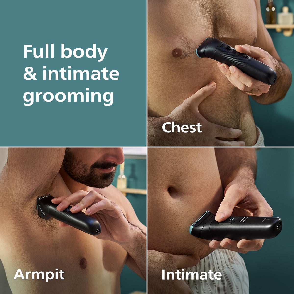 Norelco Body Groomer 5000 tête de tondeuse et peignes inclus