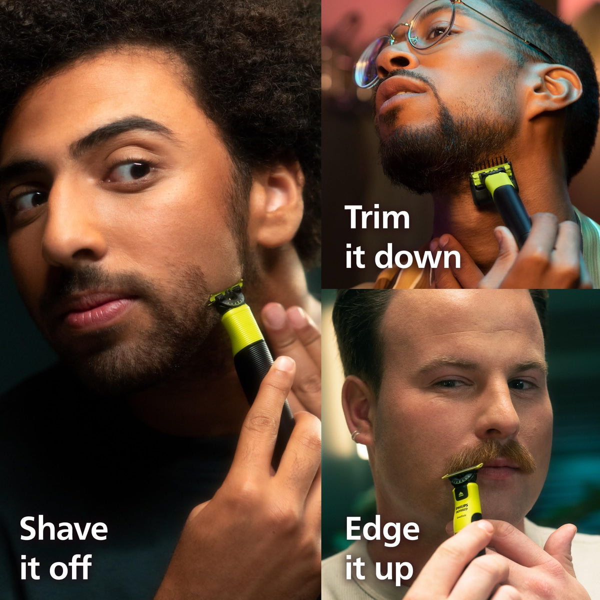 Norelco OneBlade 360 avec lame 360° et peigne ajustable