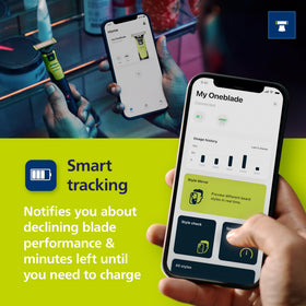 Norelco OneBlade 360 utilisant le peigne pour le corps