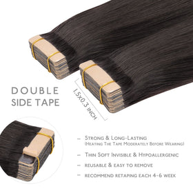 Nuances de brun et blond des extensions Wennalife