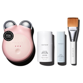 NuFACE MINI+ outil de sculptage facial rose sable vue de face