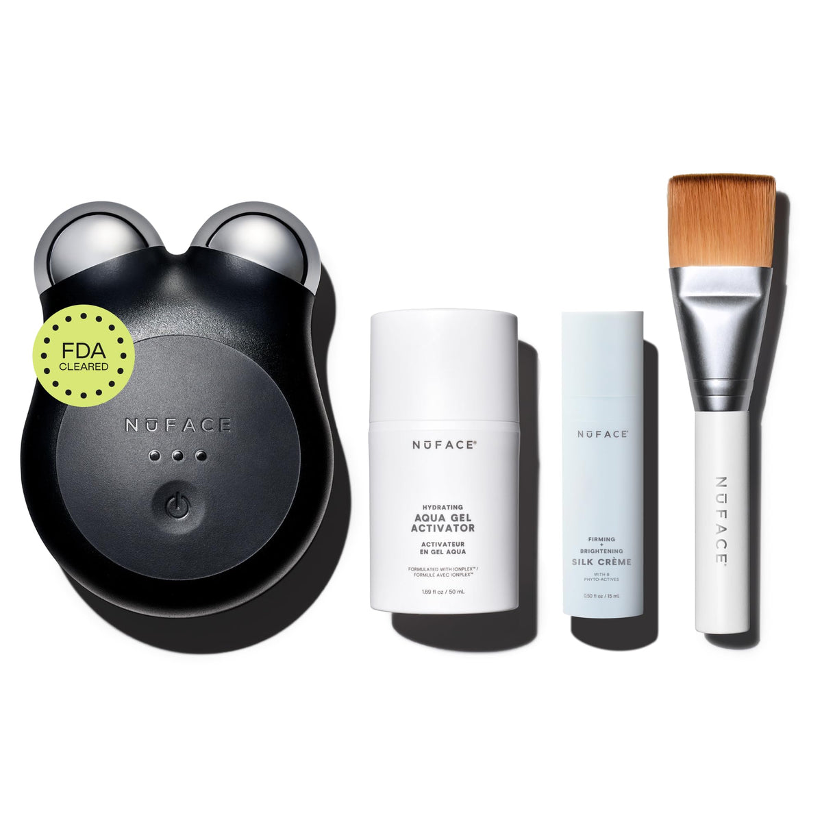 NuFACE MINI+ Outil de Sculptage Facial vue de face avec écran noir