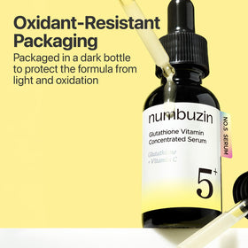numbuzin Sérum Concentré Vitamines No.5 120g effet sur la peau