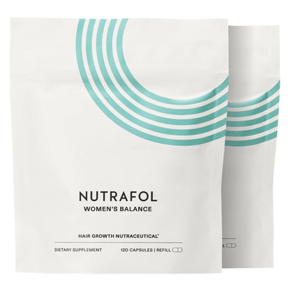 Nutrafol Compléments Alimentaires de Croissance Capillaire pour Femme, sachets de recharge