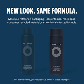 Nutrafol Shampoo et Après-Shampoing 2-en-1 pour Cheveux Fins, 240 ml avec étiquette