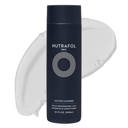Nutrafol Shampoo et Après-Shampoing 2-en-1 pour Cheveux Fins, 240 ml vue avant