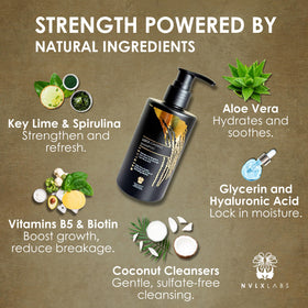 NVLX LABS Shampooing Herbal pour Dreadlocks application sur cheveux