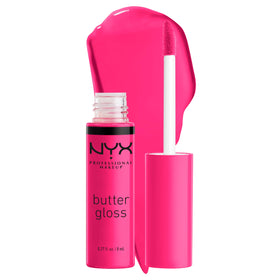 NYX Butter Gloss 9g en Rose vif, vue de face