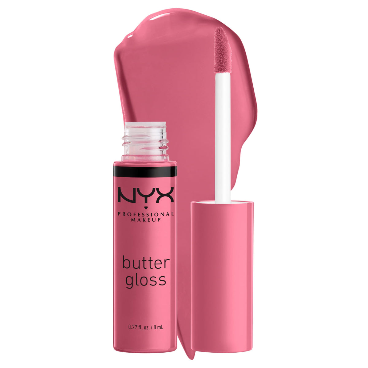 NYX Butter Gloss Angel Food Cake 10g, tube de gloss à lèvres