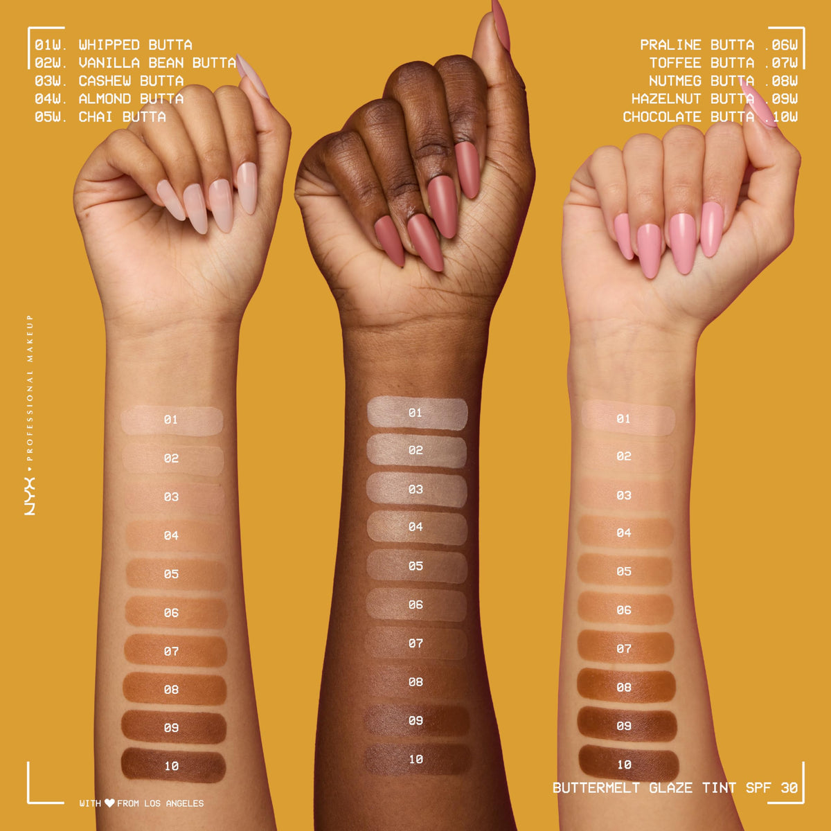 NYX Buttermelt Glaze et autres produits NYX