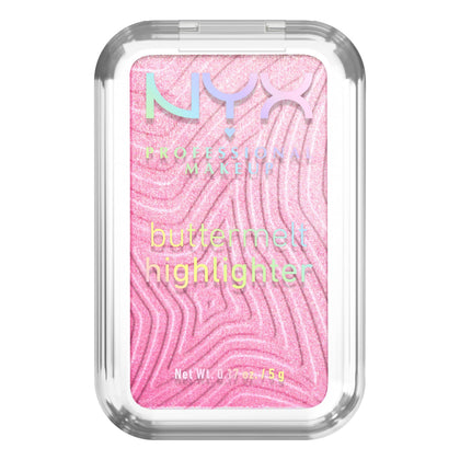 NYX Buttermelt Highlighter 50g couleur Rose Glacé vue de face