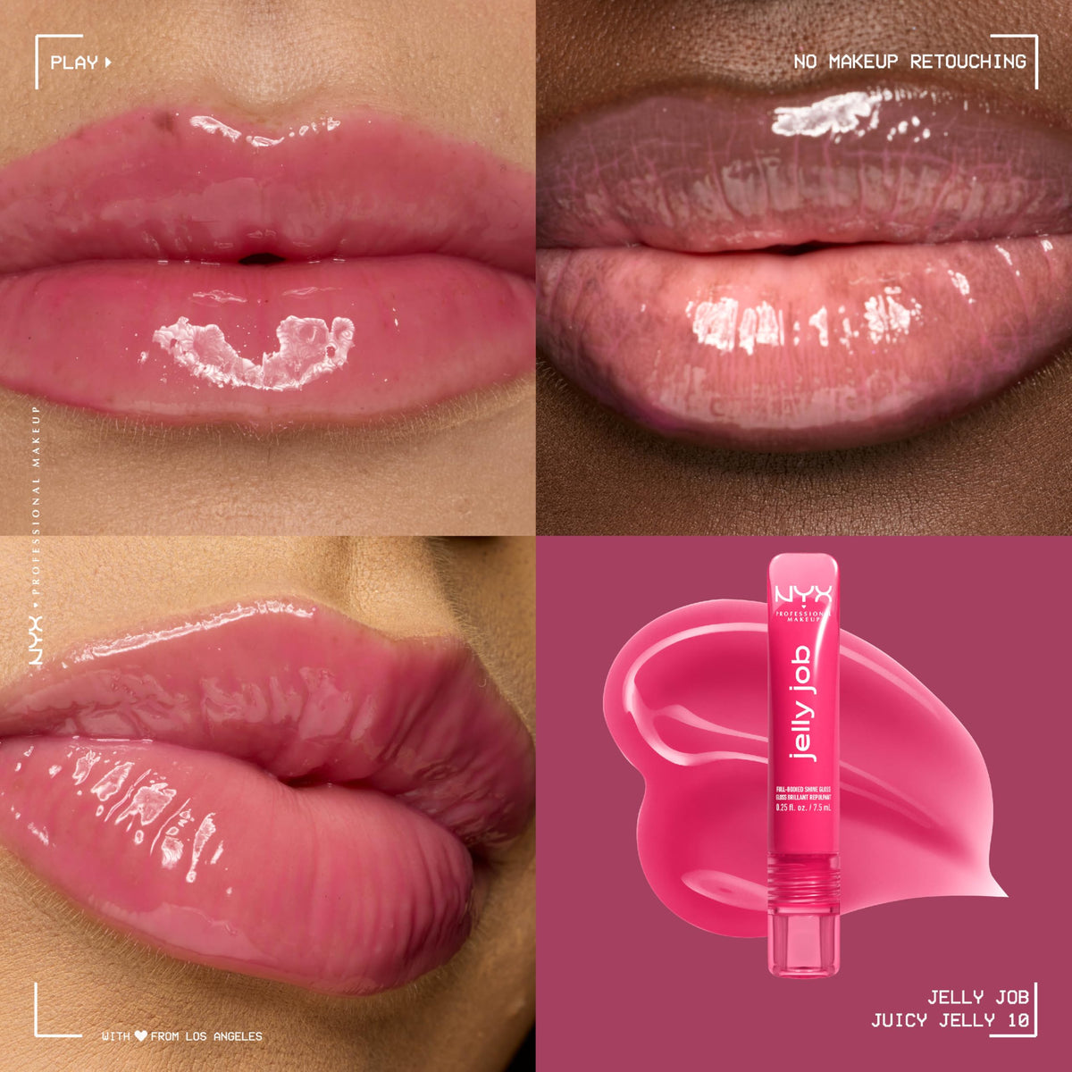 NYX Jelly Job Lip Gloss applicateur précis