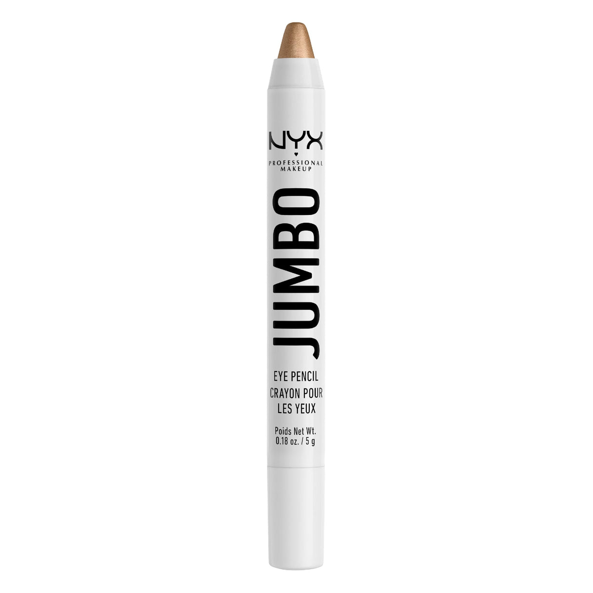 NYX Jumbo Eye Pencil Iced Mocha vue avant avec texture crémeuse