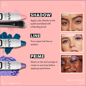 NYX Jumbo Eye Pencil sur un fond neutre