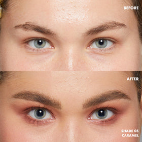 NYX Lift & Snatch Eyebrow Tint Pen Caramel avec capuchon enlevé
