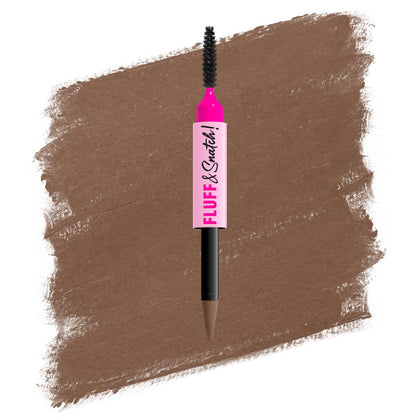 NYX PROFESSIONAL MAKEUP Crayon à Sourcils Fluff & Snatch modèle Taupe vue de face