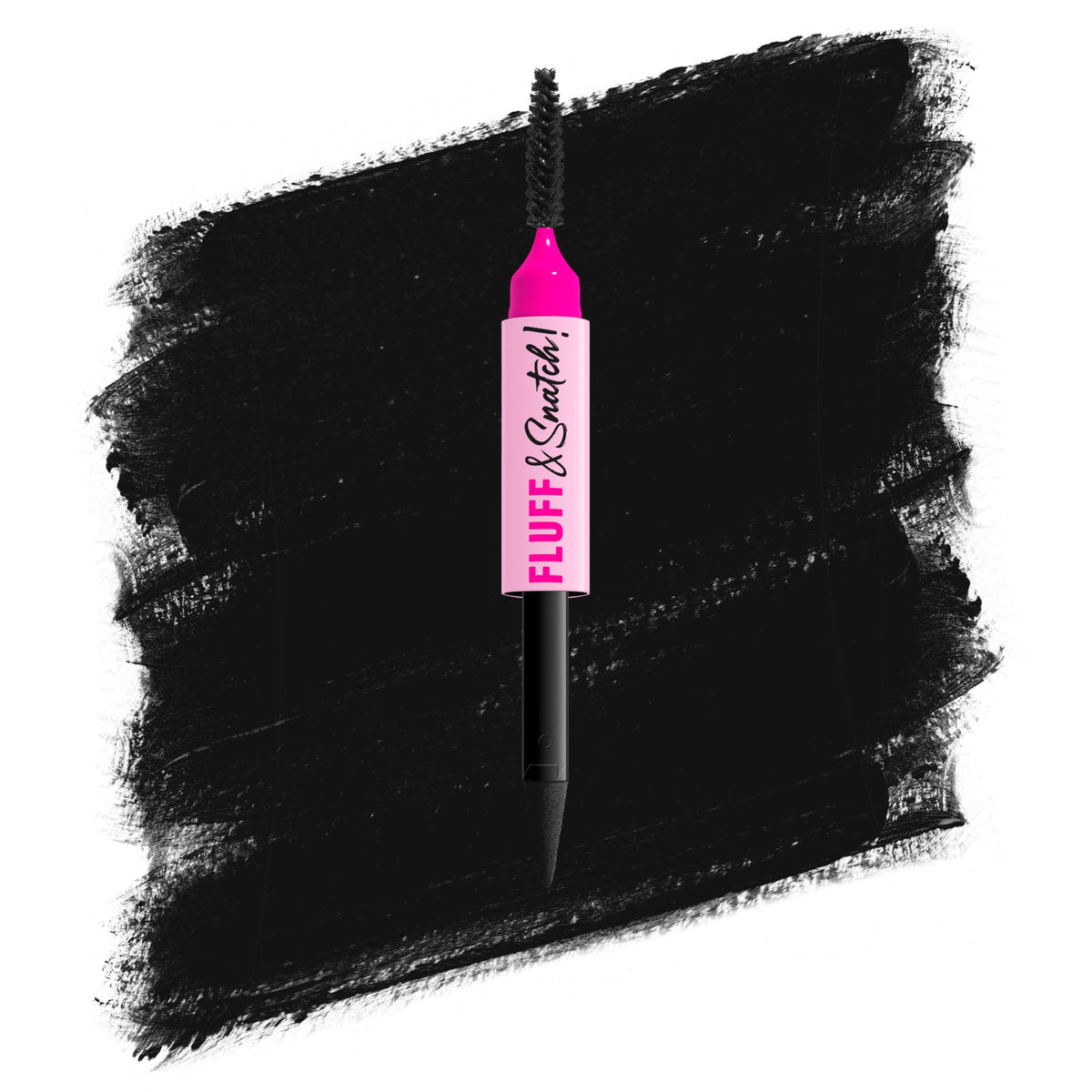 NYX PROFESSIONAL MAKEUP Fluff & Snatch Brow Powder Pen noir vue de face