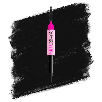 NYX PROFESSIONAL MAKEUP Fluff & Snatch Brow Powder Pen noir vue de face