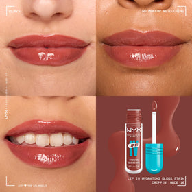 NYX PROFESSIONAL MAKEUP Lip IV Drippin' Nude applicateur en forme de goutte