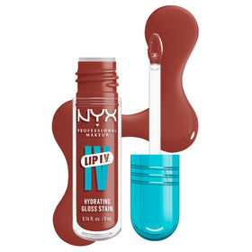 NYX PROFESSIONAL MAKEUP Lip IV Hydrating Glossy Lip Stain Drippin' Nude avant