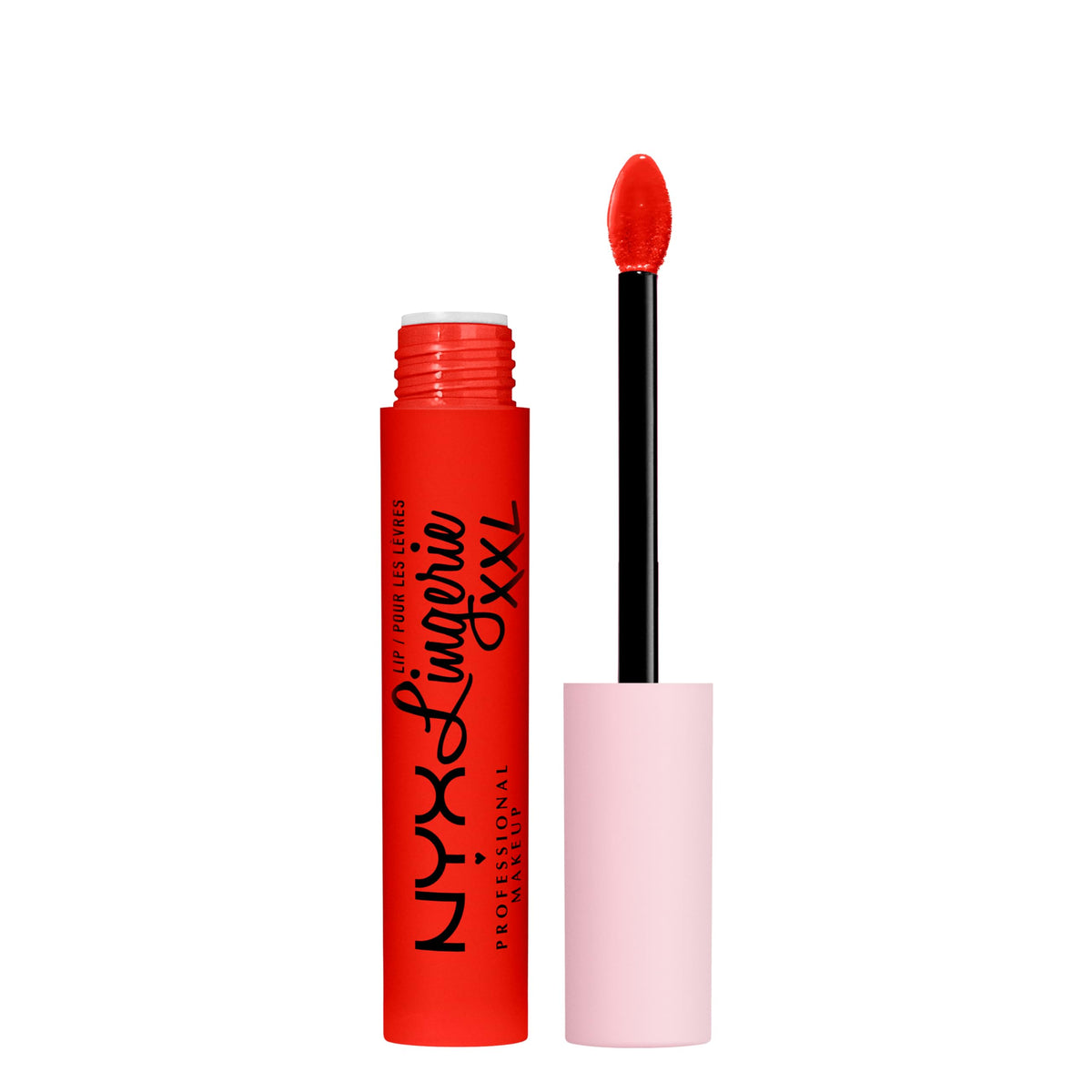 NYX PROFESSIONAL MAKEUP Lip Lingerie XXL On Fuego rouge à lèvres liquide mat vue de face