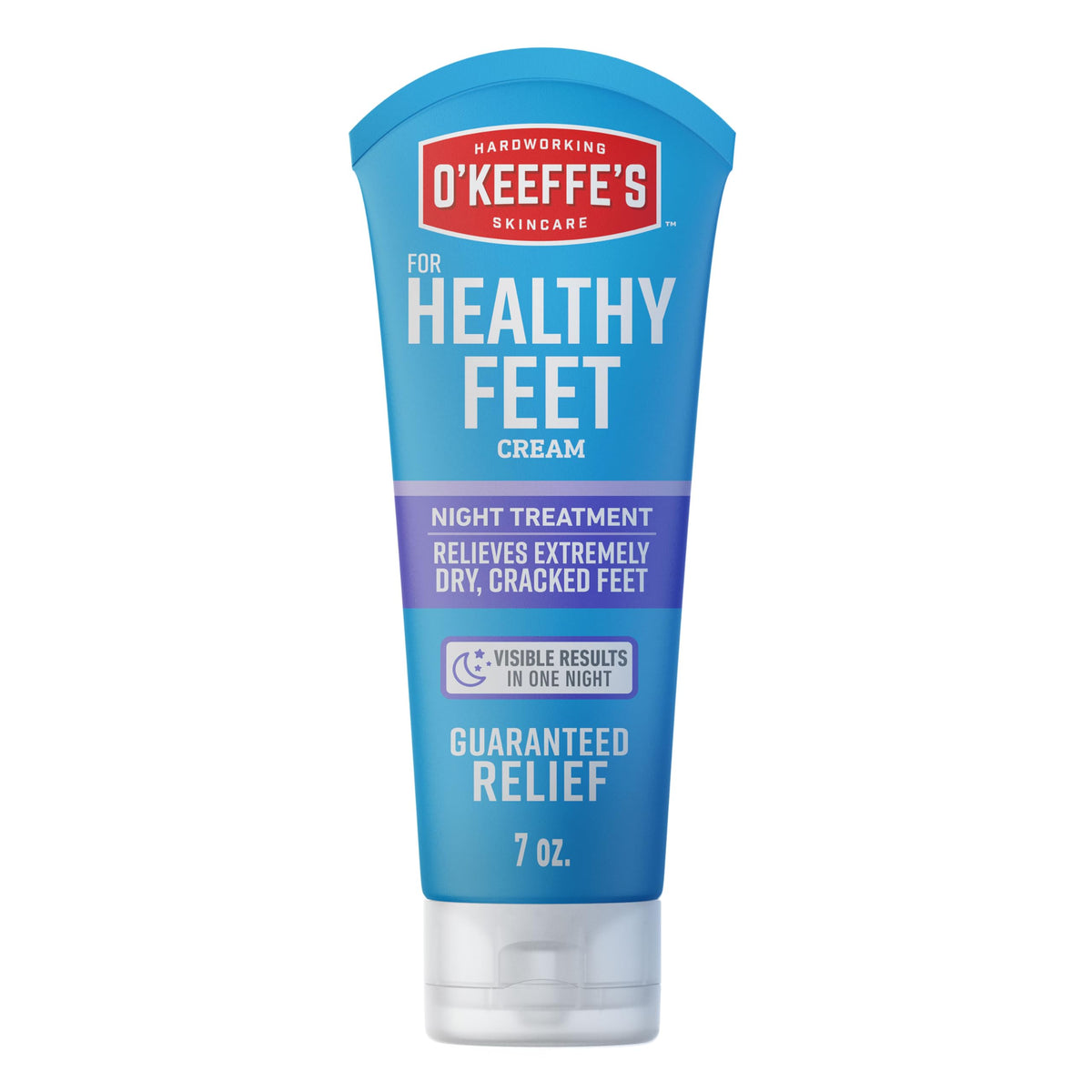 O'Keeffe's Crème de Nuit pour Pieds Sains tube de 220g vue de face