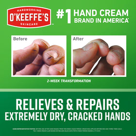 O'Keeffe's Crème pour les Mains 6,8 oz pot ouvert