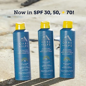 Oars + Alps Spray Solaire Corps SPF 30 en extérieur