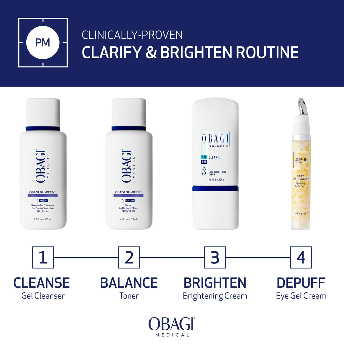 Obagi Medical Crème Nu-Derm Clear FX 80g application sur la peau