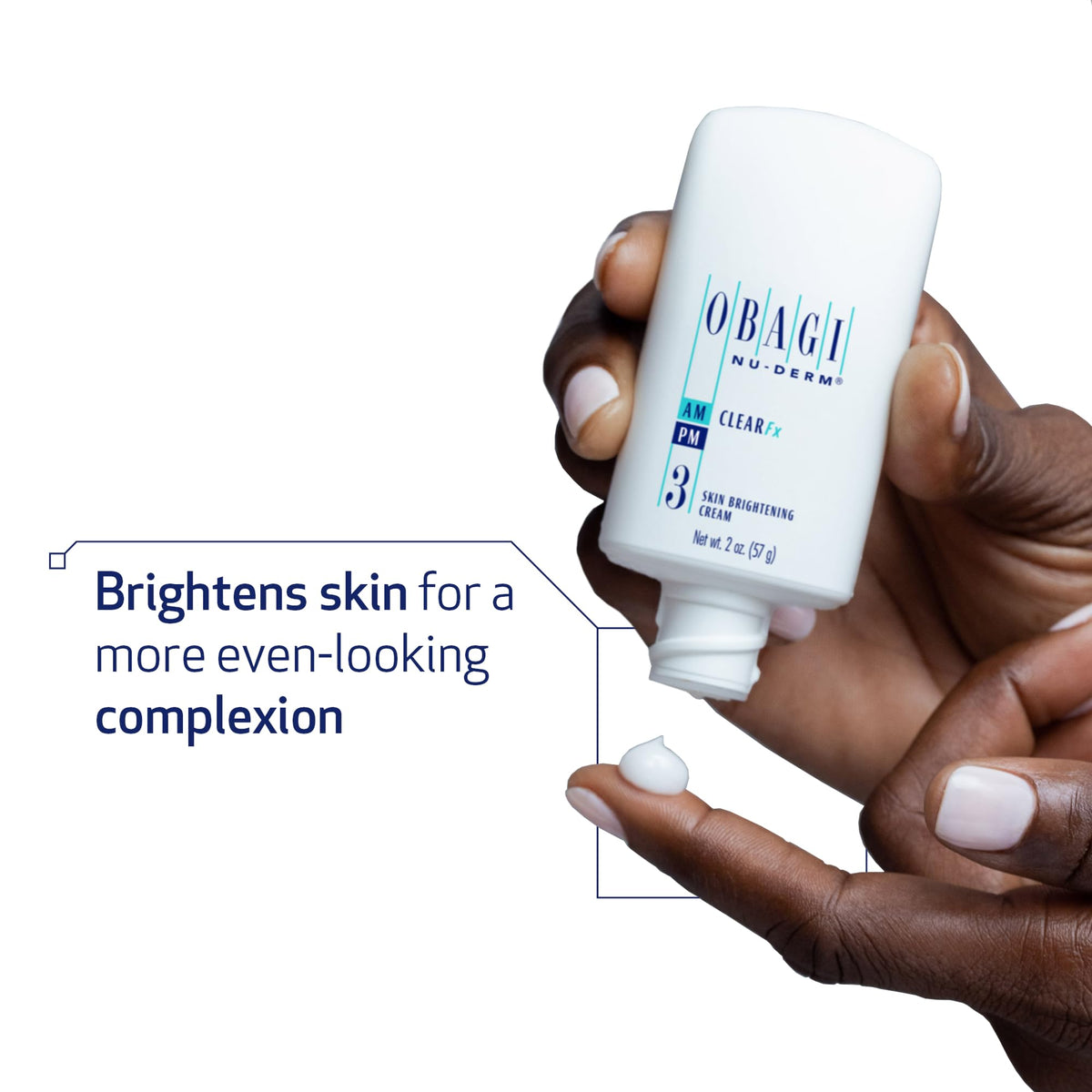 Obagi Medical Crème Nu-Derm Clear FX 80g texture de crème