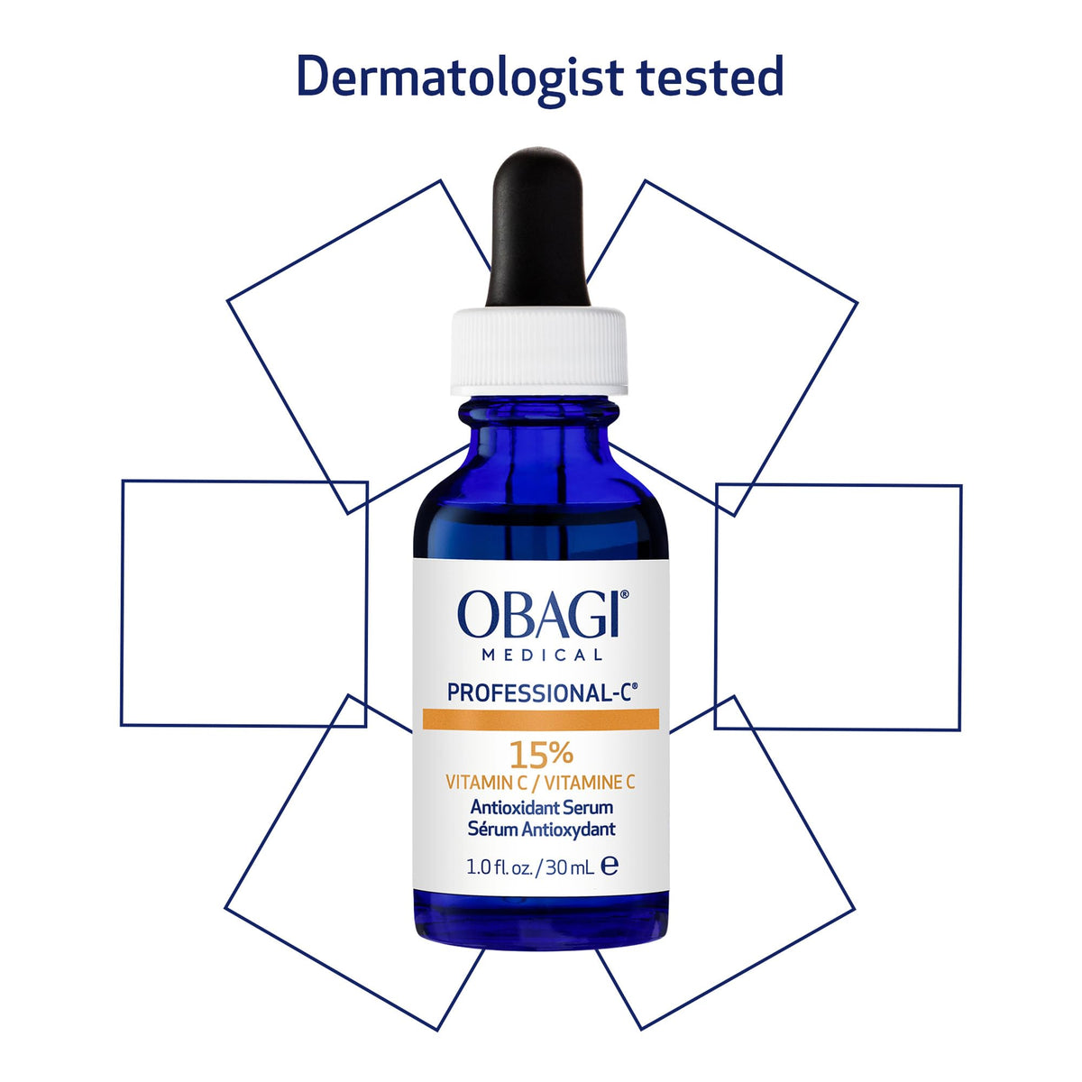 Obagi Medical sérum en détail avec pipette