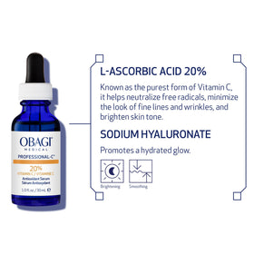 Obagi Medical Sérum Professionnel-C 15% 30 ml en main