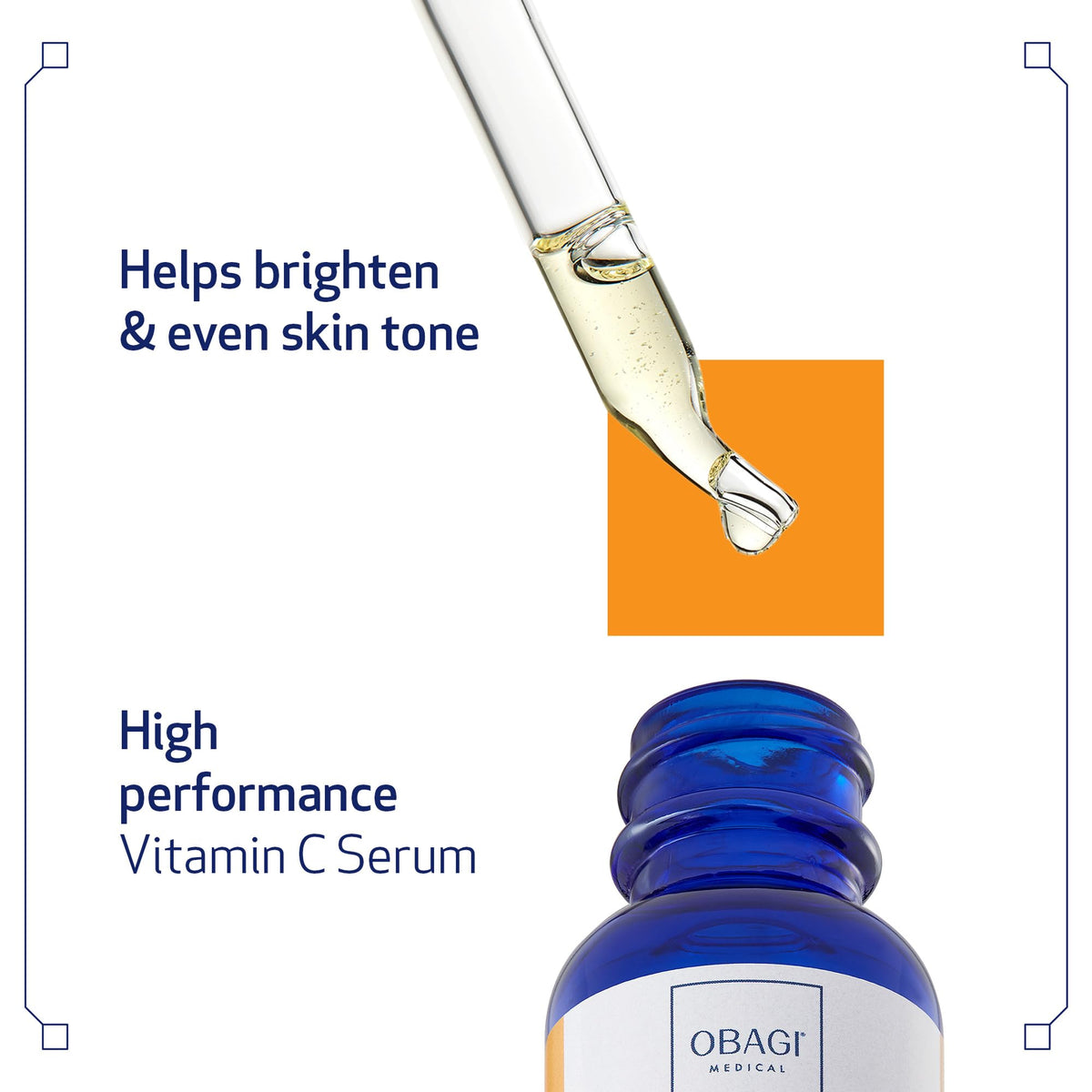 Obagi Medical sérum vitamine C 15% avec texture sur la main