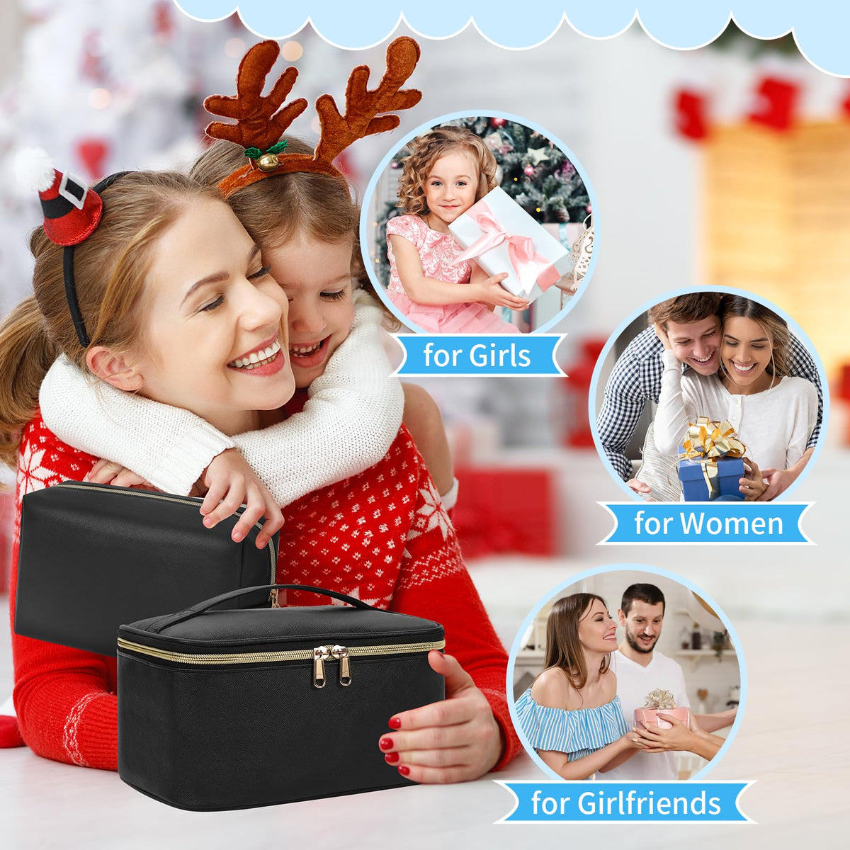 OCHEAL petite pochette de maquillage pour accessoires