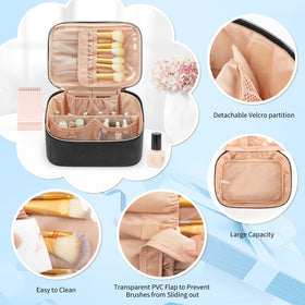 OCHEAL trousse de maquillage avec fermeture éclair