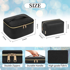 OCHEAL trousse de maquillage design élégant avec motifs floraux