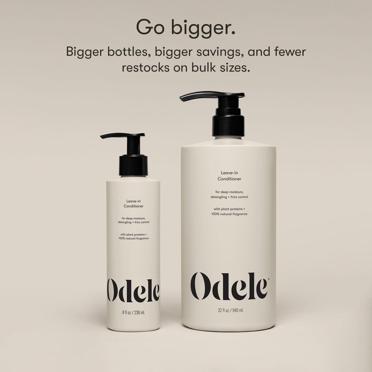 Odele Après-Shampoing Vegan 32 fl oz en ambiance naturelle