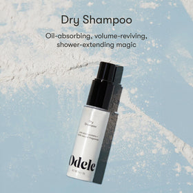 Odele Shampoo Sec Poudré 91g application sur cheveux