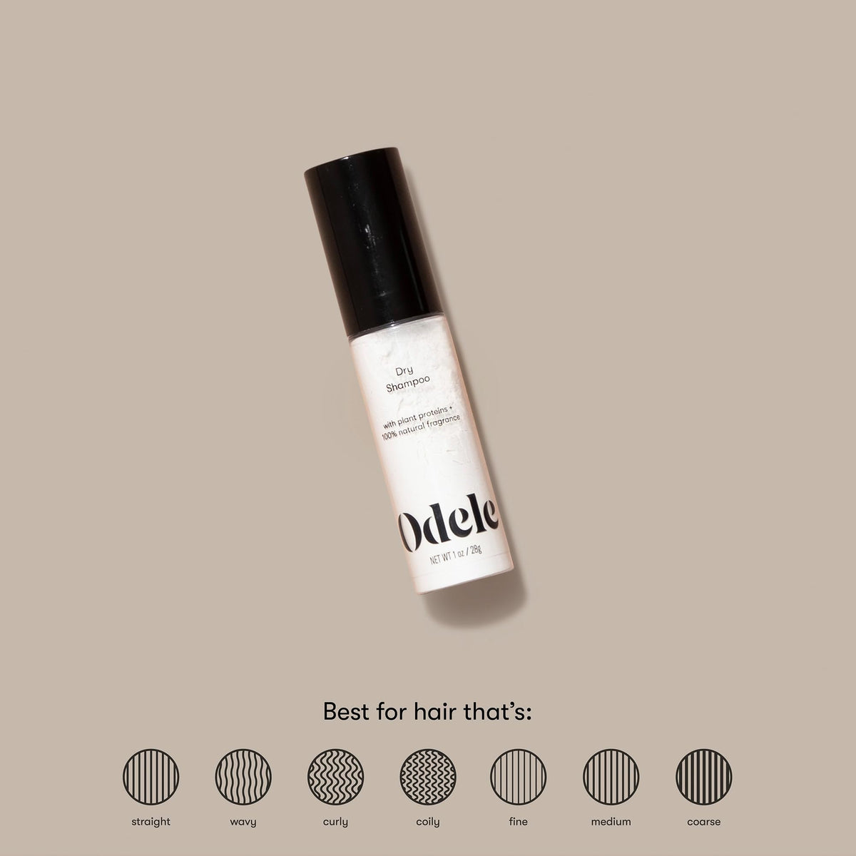 Odele Shampoo Sec Poudré 91g texture de la poudre