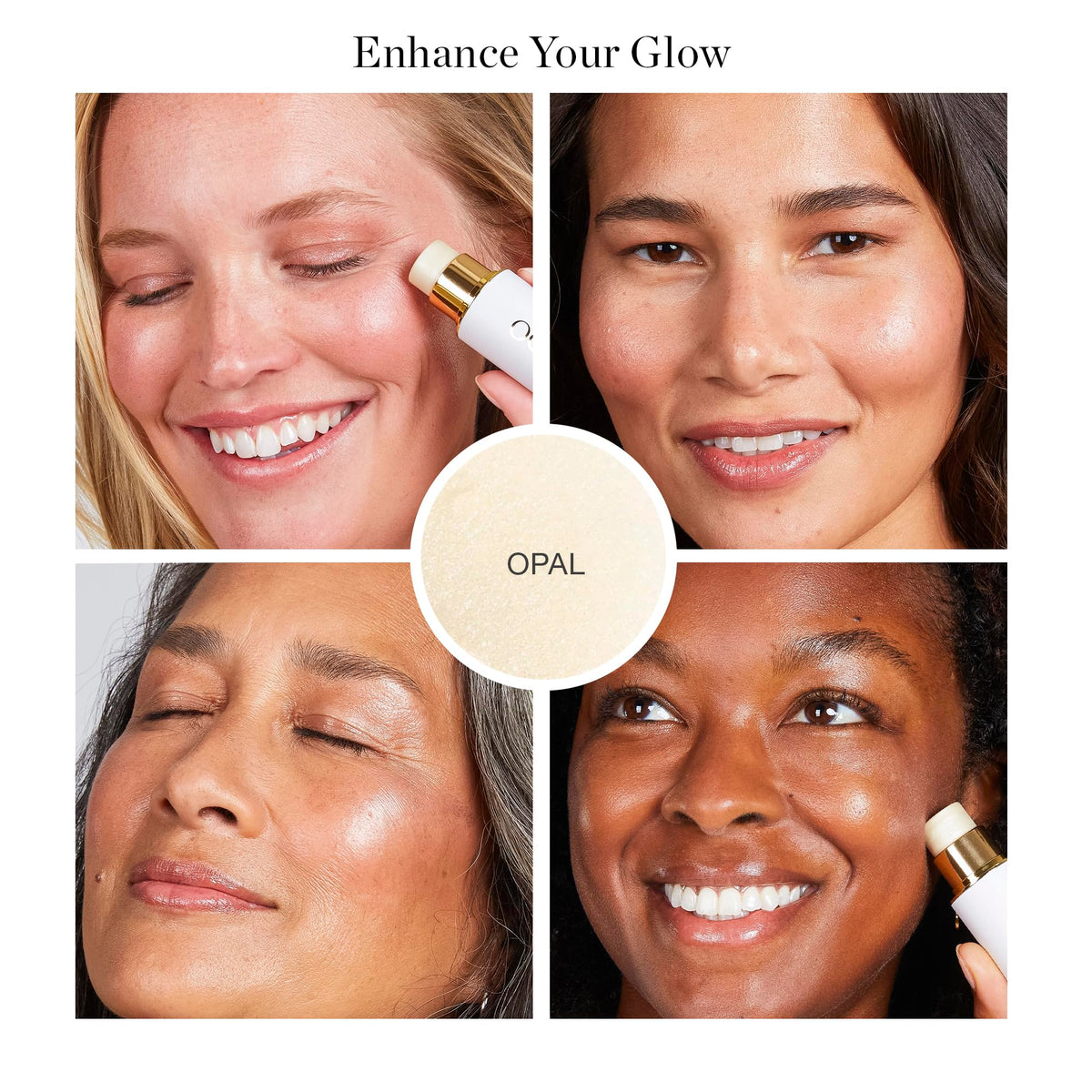 Ogee Sculpted Face Stick Opal packaging et dimensions